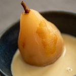 Receita de Peras com creme inglês Paola Carosella