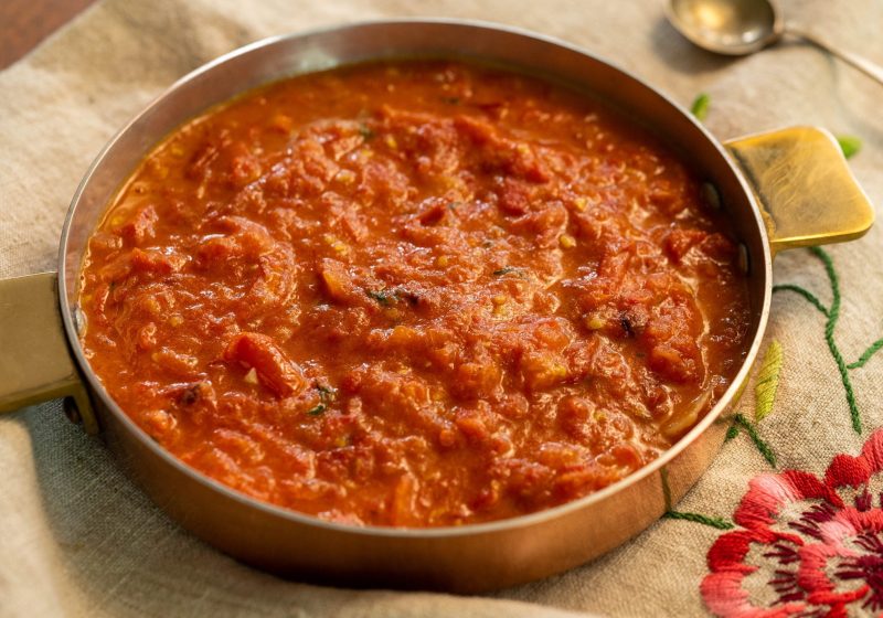Receita de Molho de tomates com manteiga Paola Carosella