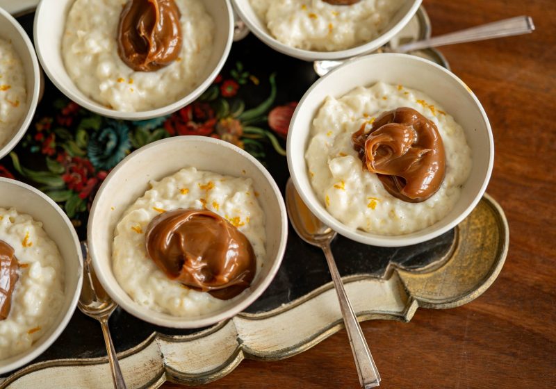 Receita de Arroz doce (arroz tres leches da Gabi) Paola Carosella