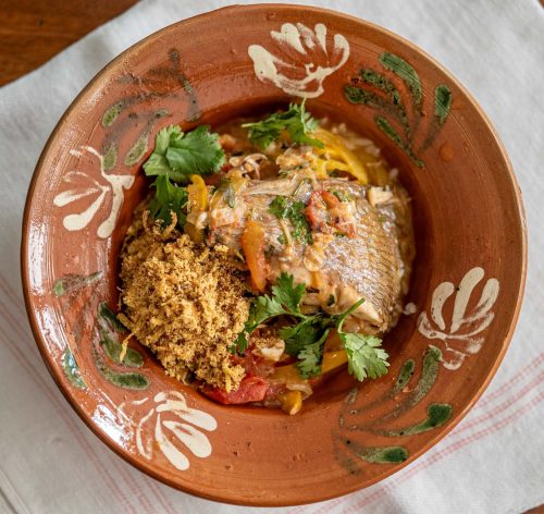 Receita de Ensopado de peixe com leite de côco Paola Carosella