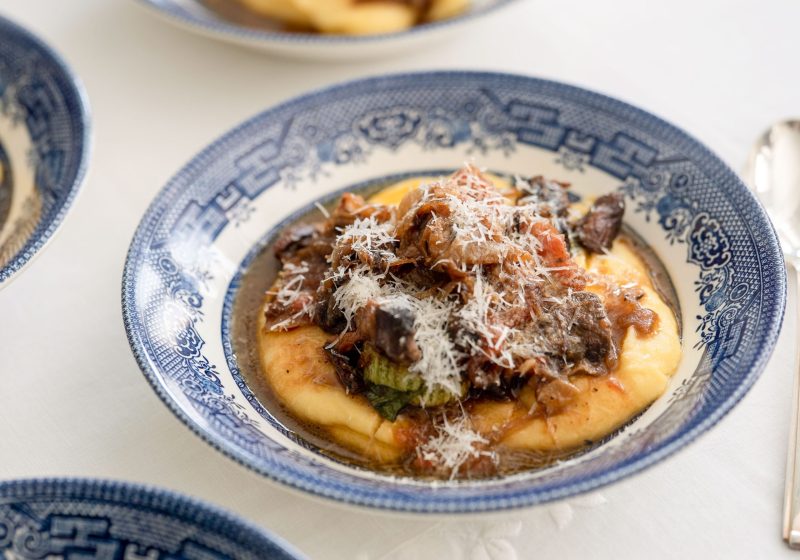 Receita de Polenta com cogumelos Paola Carosella